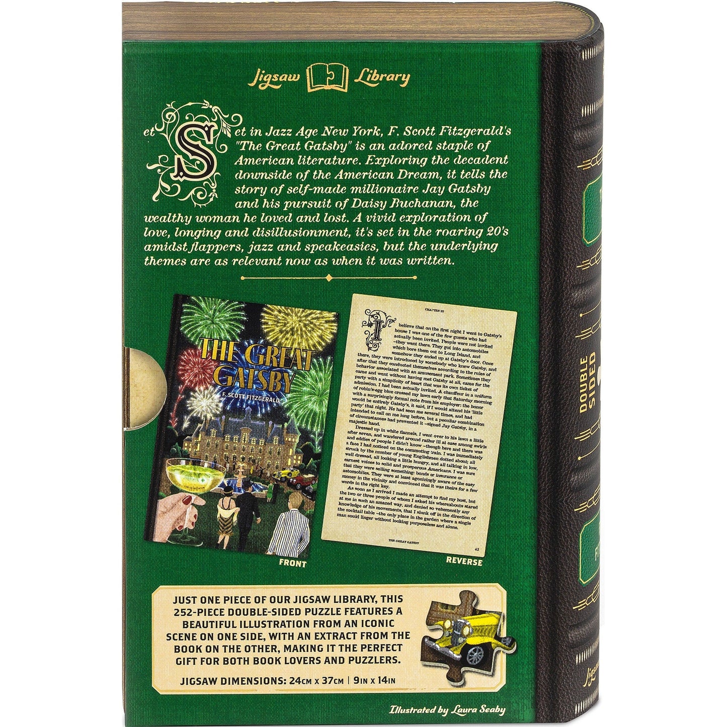 The Great Gatsby Double-Sided 252 Piece Jigsaw Puzzle Professor Puzzle