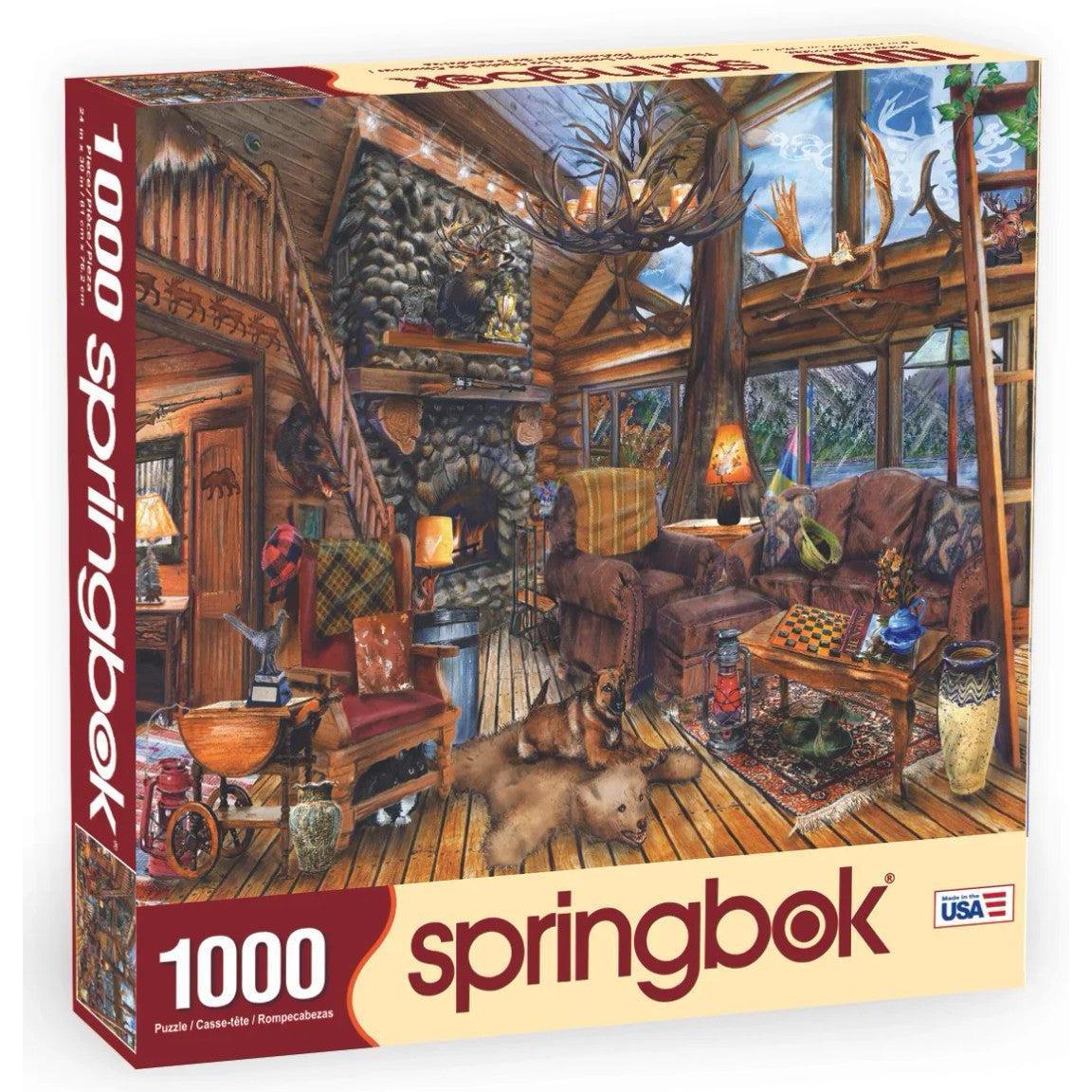 The Hunting Lodge 1000 Piece Jigsaw Puzzle Springbok