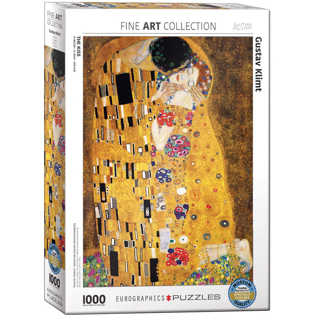 The Kiss 1000 Piece Jigsaw Puzzle Eurographics Puzzle Merchant