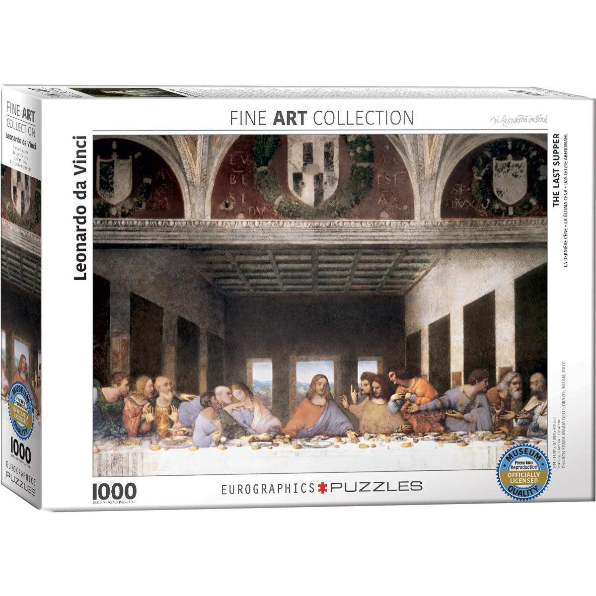The Last Supper by Leonardo da Vinci 1000 Piece Jigsaw Puzzle Eurographics Puzzle Merchant