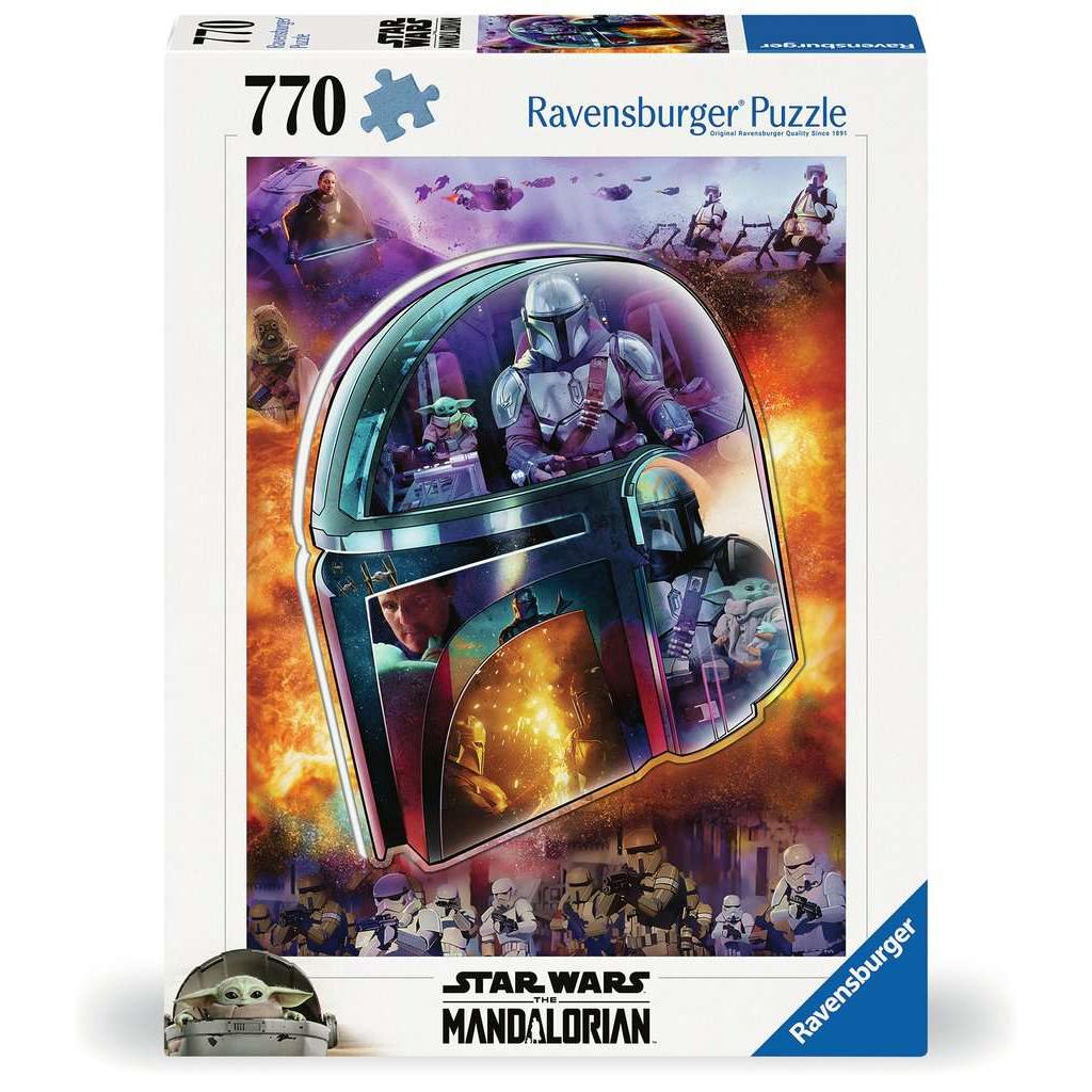 The Mandalorian Helmet 770 Piece Jigsaw Puzzle Ravensburger