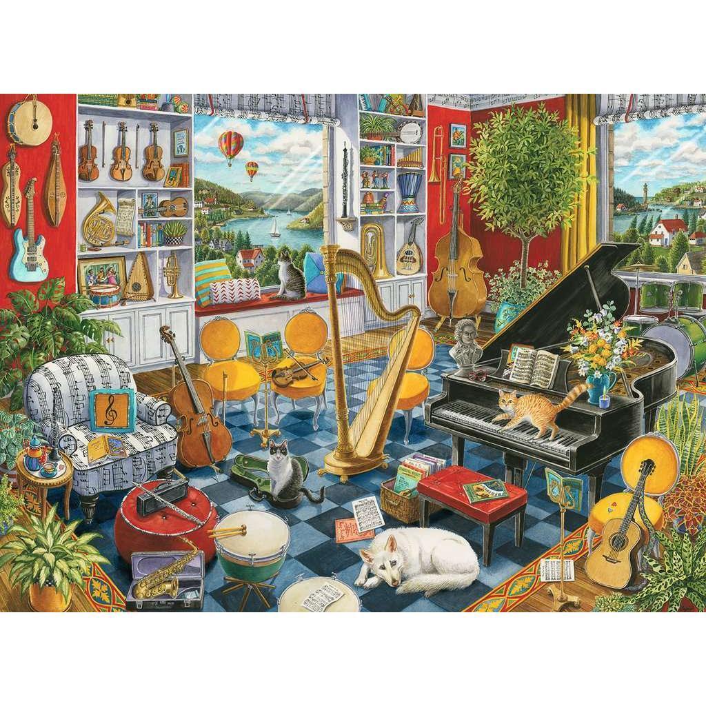 The Music Room 500 Piece Jigsaw Puzzle Ravensburger
