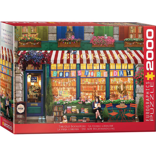 The Old Bookstore 2000 Piece Jigsaw Puzzle Eurographics Puzzle Merchant
