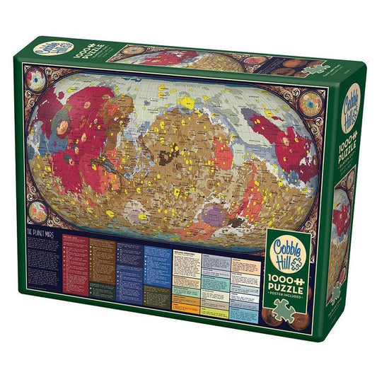 The Planet Mars 1000 Piece Jigsaw Puzzle Cobble Hill Puzzle Merchant