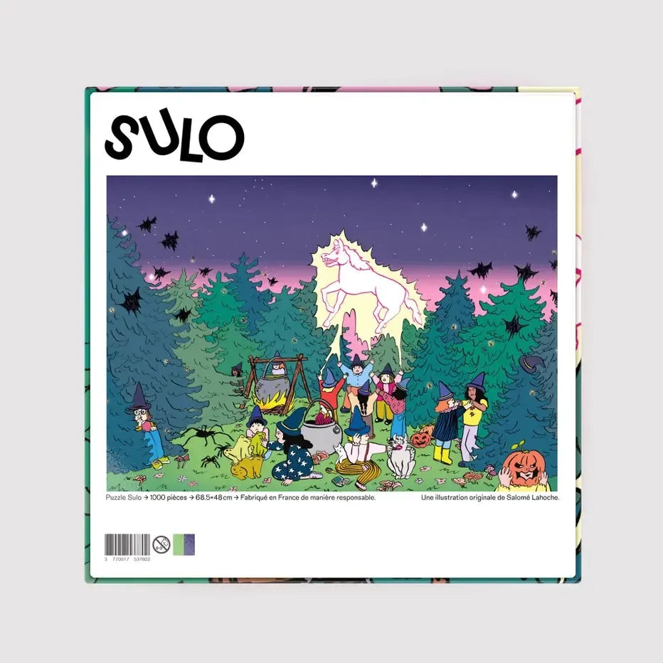 The Sabbath of the Child-Witches By Salomé Lahoce 1000 Piece Jigsaw Puzzle Sulo