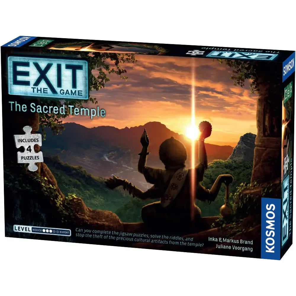 The Sacred Temple with Jigsaw Puzzles - Exit the Escape Room Game - Kosmos Puzzle Merchant