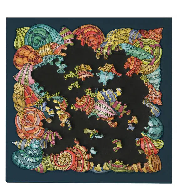 The Sound of the Sea 208 Piece Jigsaw Puzzle with Display Frame Curiosi