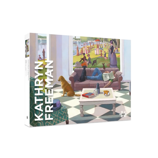 The Sunday Paper 1000 Piece Jigsaw Puzzle Pomegranate