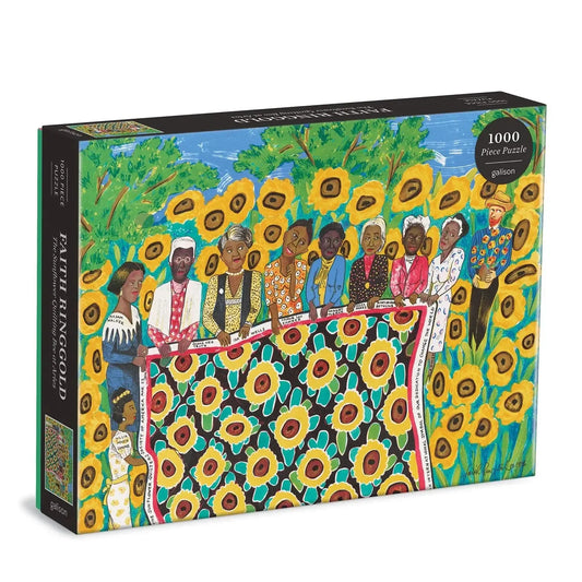 The Sunflower Quilting Bee at Ares 1000 Piece Jigsaw Puzzle Galison