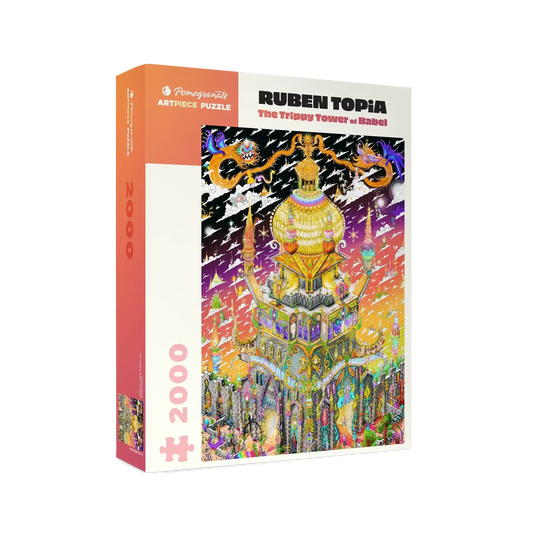 The Trippy Tower of Babel 2000 Piece Jigsaw Puzzle Pomegranate