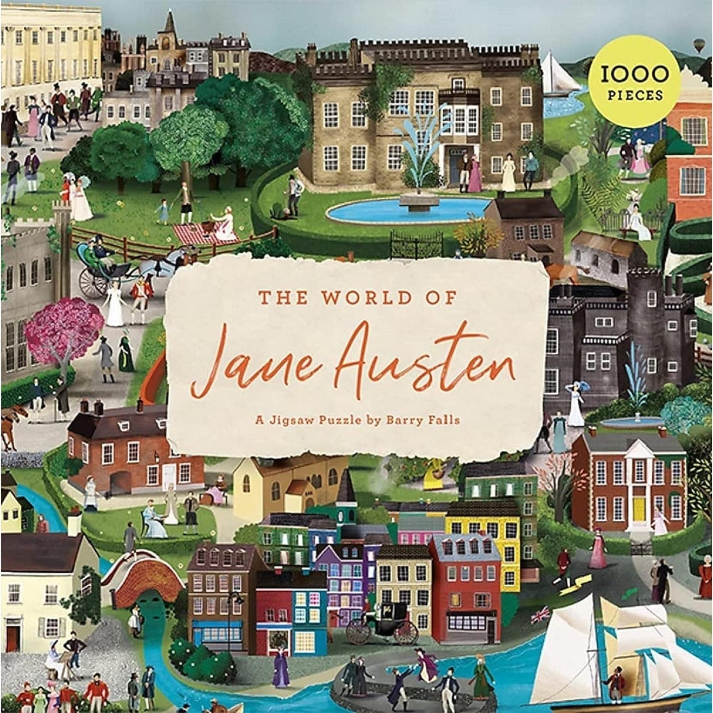 The World of Jane Austen 1000 Piece Jigsaw Puzzle Laurence King Puzzle Merchant