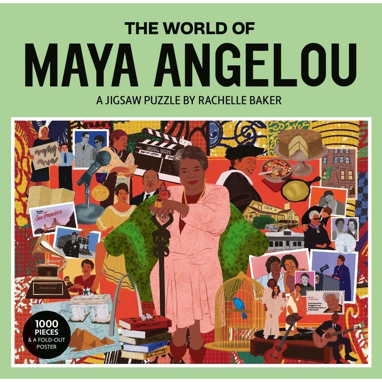 The World of Maya Angelou 1000 Piece Jigsaw Puzzle Laurence King Puzzle Merchant