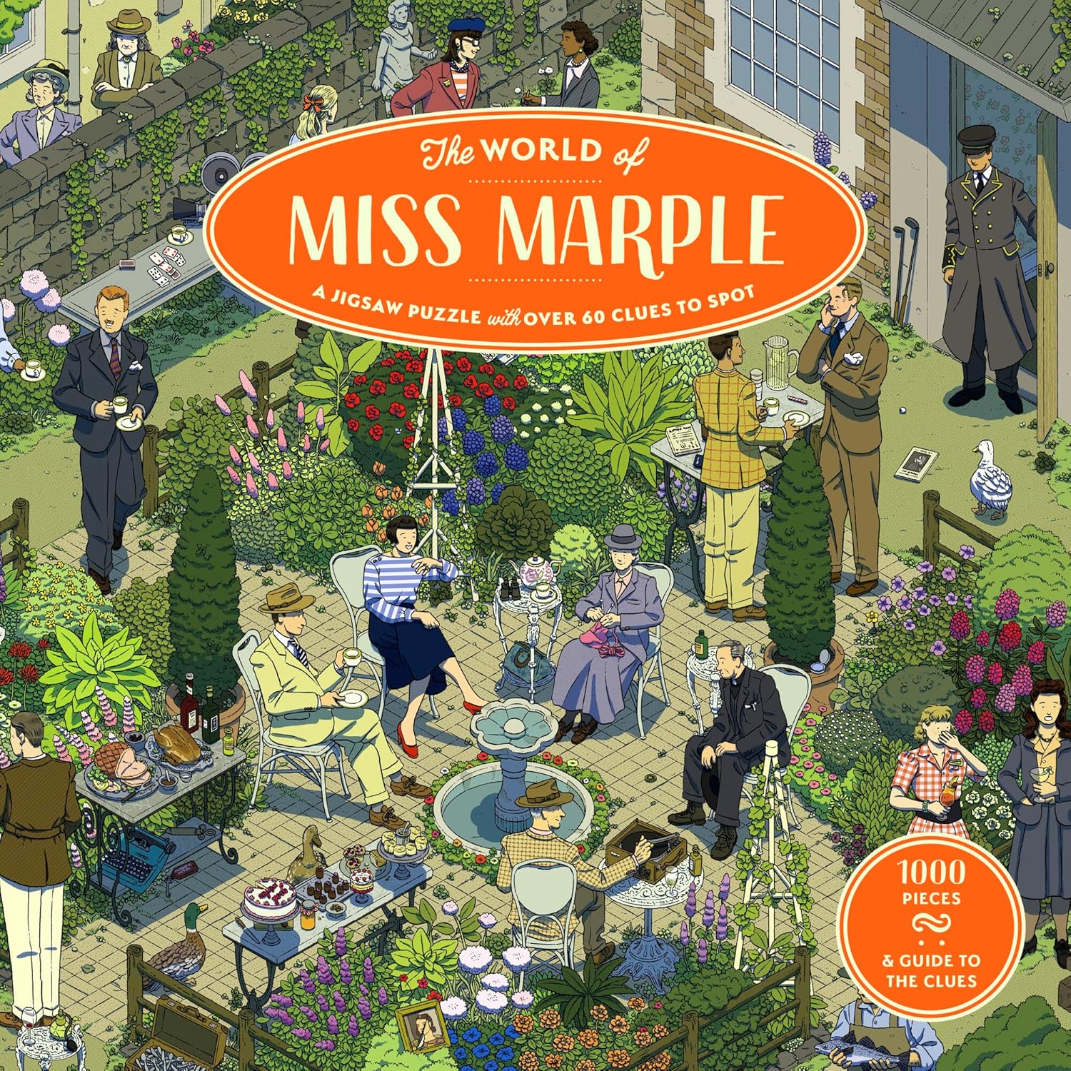 The World of Miss Marple 1000 Piece Jigsaw Puzzle Laurence King Puzzle Merchant