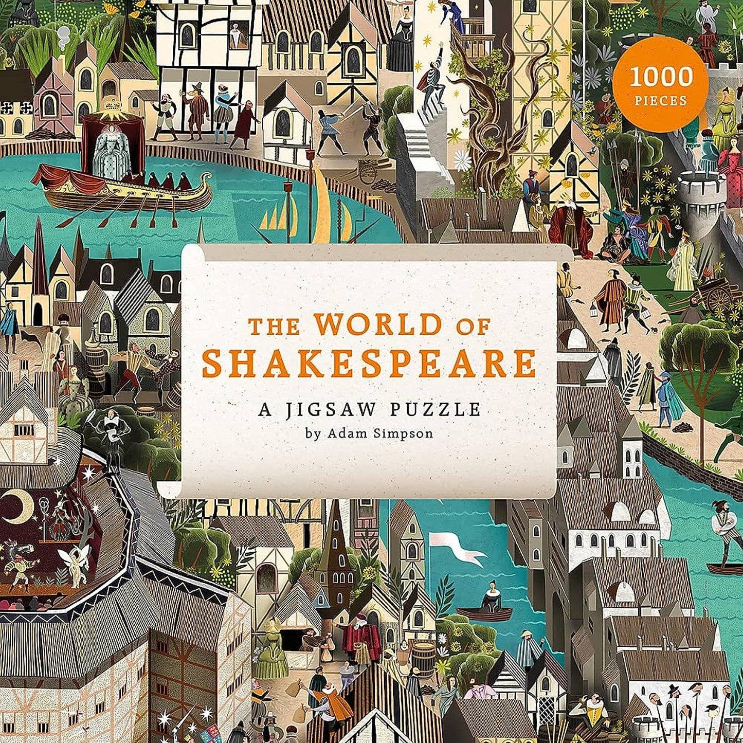 The World of Shakespeare 1000 Piece Jigsaw Puzzle Laurence King Puzzle Merchant
