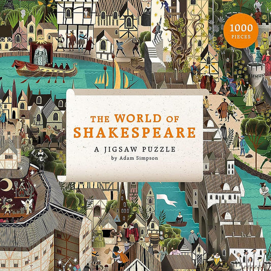 The World of Shakespeare 1000 Piece Jigsaw Puzzle Laurence King Puzzle Merchant