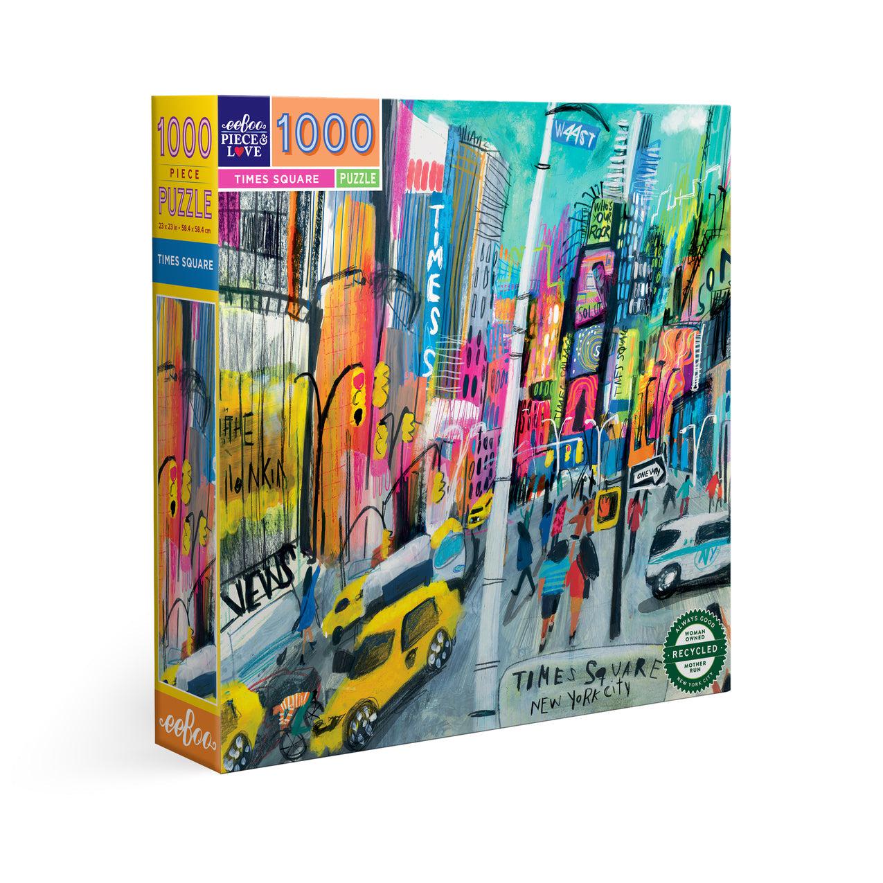 Times Square 1000 Piece Jigsaw Puzzle eeBoo Puzzle Merchant