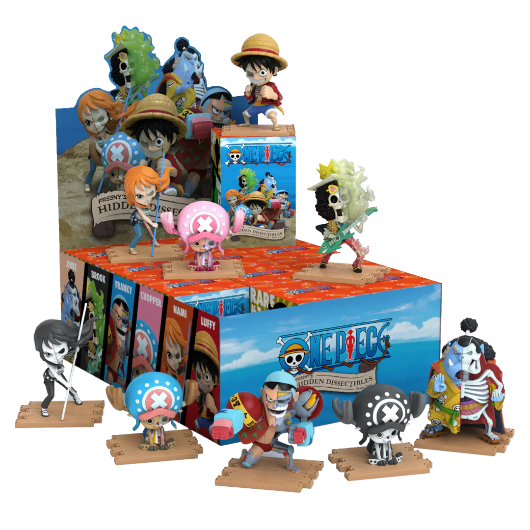Mighty Jaxx One Piece Freeny's Hidden Dissectibles Wave 2 Figure - Blind Box (1 Blind Box) Super Anime Store
