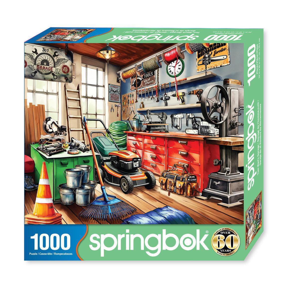Tool Man's Garage 1000 Piece Jigsaw Puzzle Springbok Puzzle Merchant