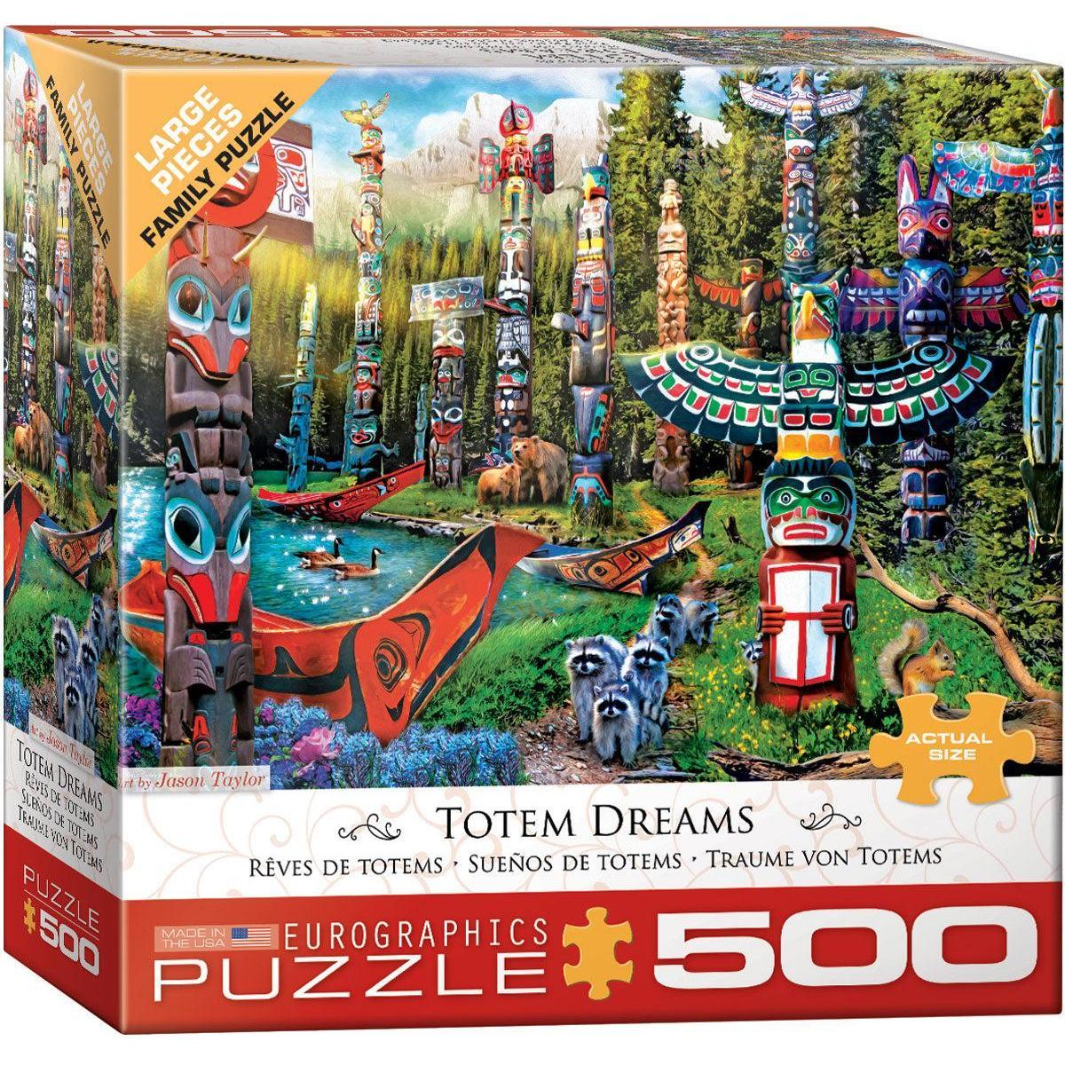 Totem Dreams 500 Piece Jigsaw Puzzle Eurographics Puzzle Merchant