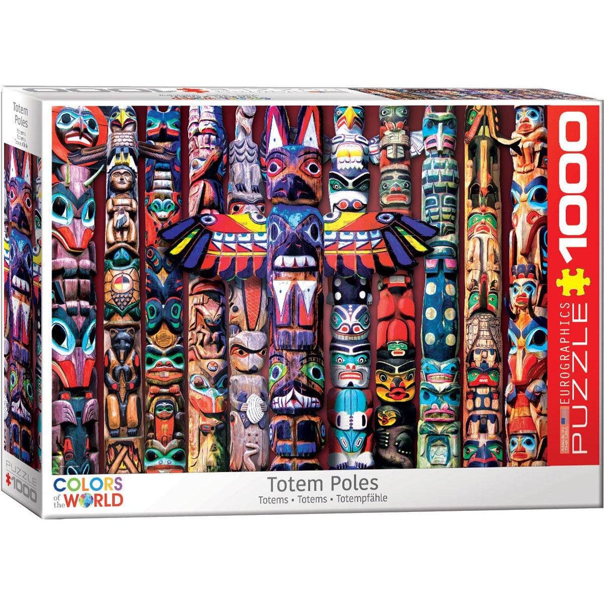 Totem Poles 1000 Piece Jigsaw Puzzle Eurographics Puzzle Merchant