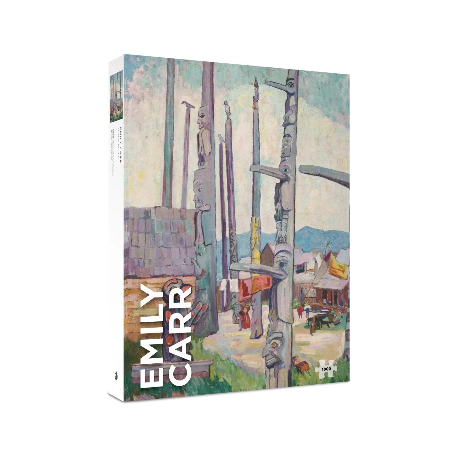 Totem Poles 1000 Piece Jigsaw Puzzle Pomegranate