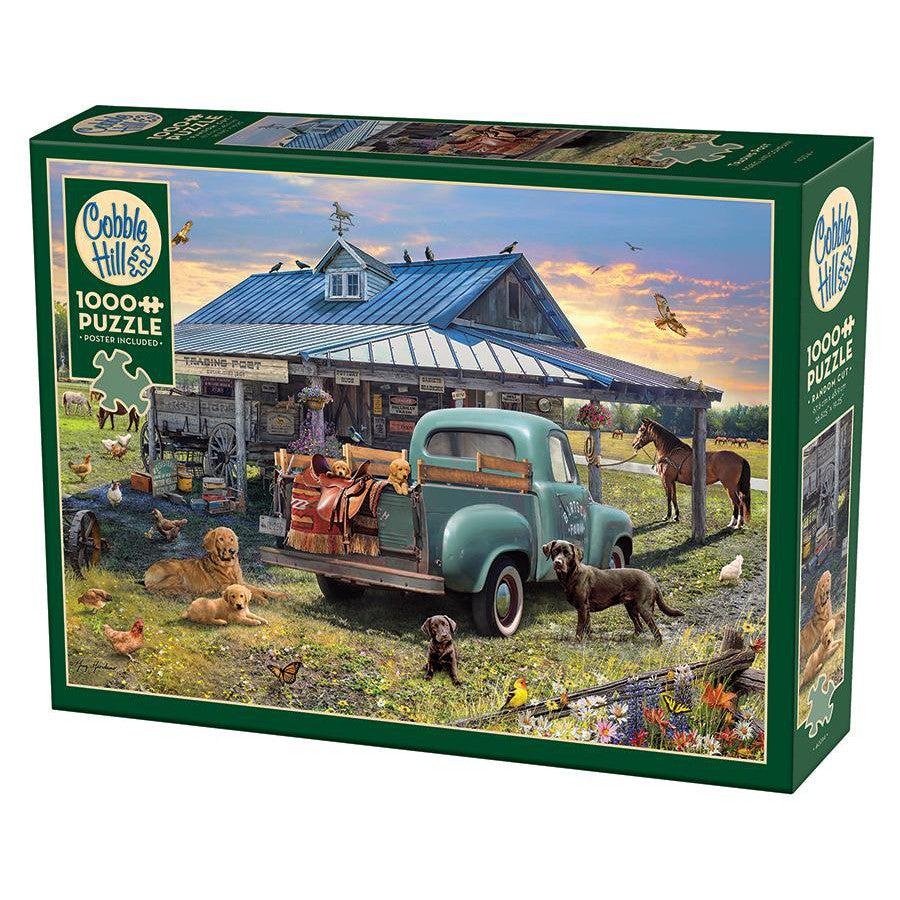 Trading Post 1000 Piece Jigsaw Puzzle Cobble Hill Puzzle Merchant