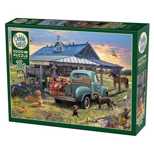 Trading Post 1000 Piece Jigsaw Puzzle Cobble Hill Puzzle Merchant