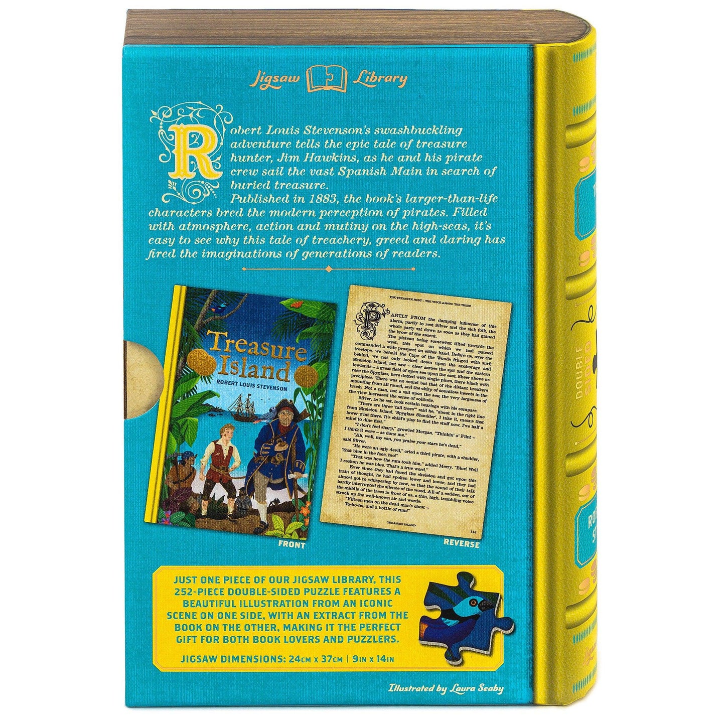 Treasure Island Double-Sided 252 Piece Jigsaw Puzzle Professor Puzzle