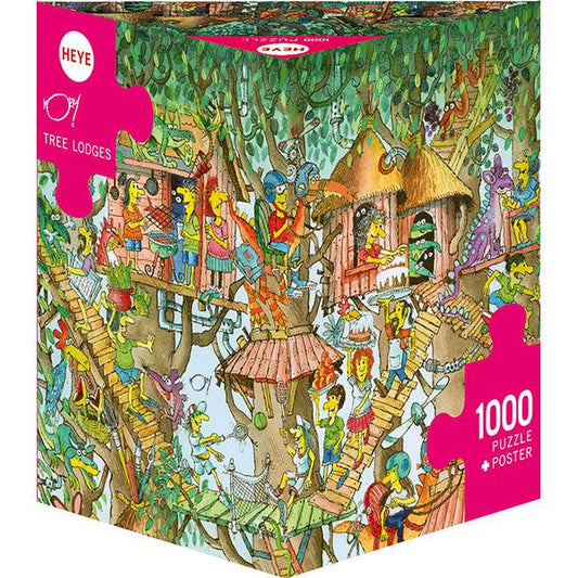 Tree Lodges 1000 Piece Jigsaw Puzzle Heye Puzzle Merchant