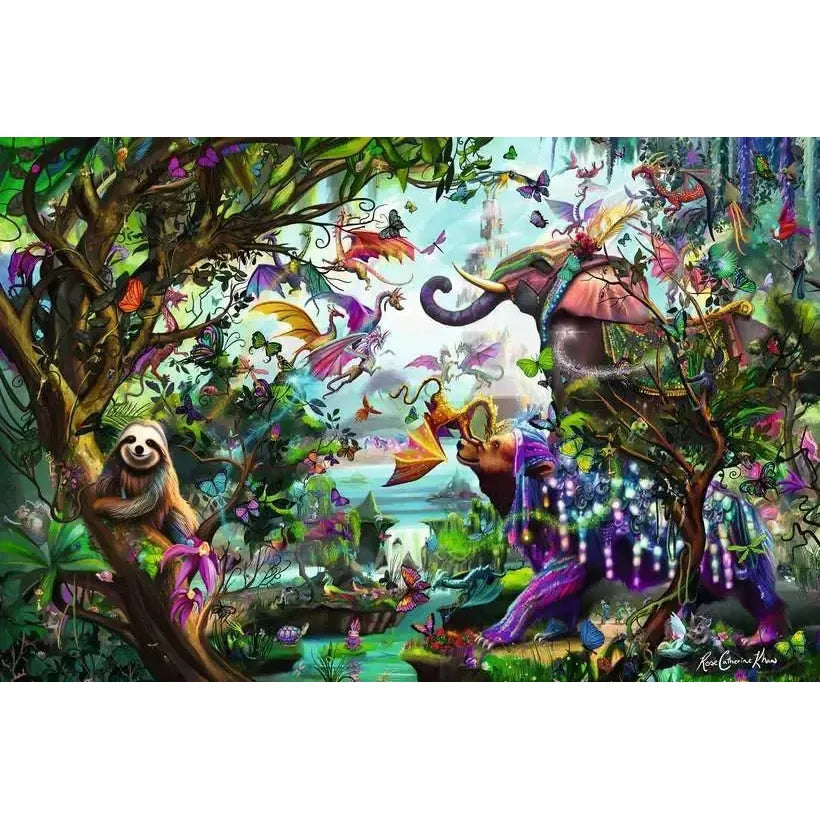 Tropical Dragons 4000 Piece Jigsaw Puzzle Ravensburger