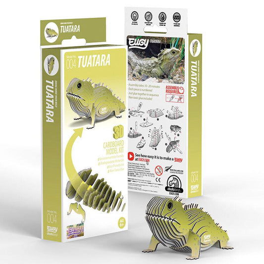 Tuatara 3D Cardboard Model Kit Eugy