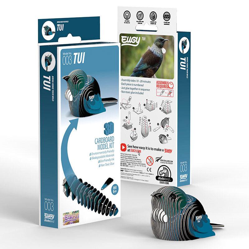 Tui 3D Cardboard Model Kit Eugy Puzzle Merchant