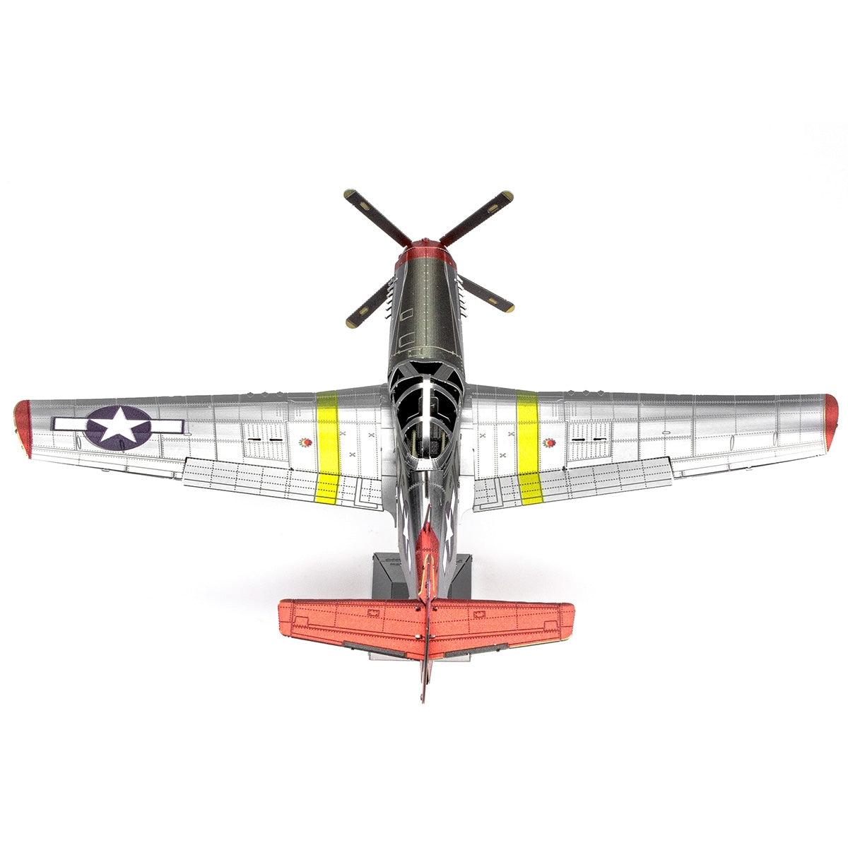 Tuskegee Airmen P-51D Mustang Premium 3D Steel Model Kit Metal Earth