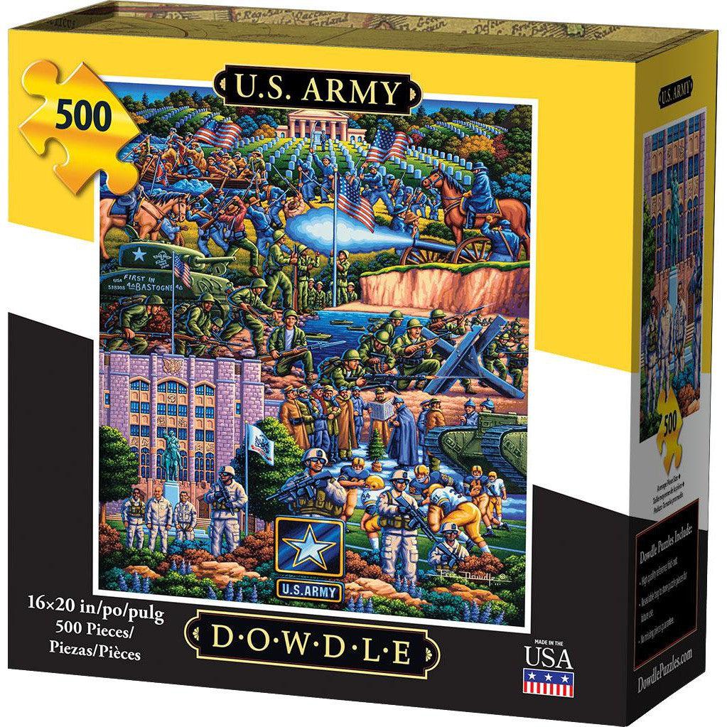 U.S. Army 500 Piece Jigsaw Puzzle Dowdle Puzzle Merchant