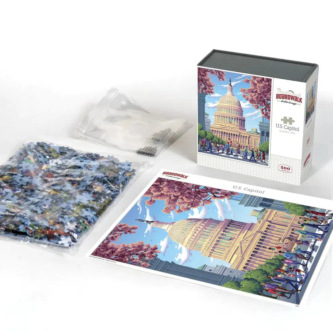 U.S. Capitol 500 Piece Jigsaw Puzzle Boardwalk
