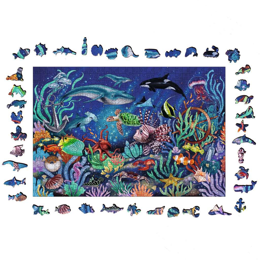 Under the Sea 500 Piece Wood Jigsaw Puzzle Ravensburger