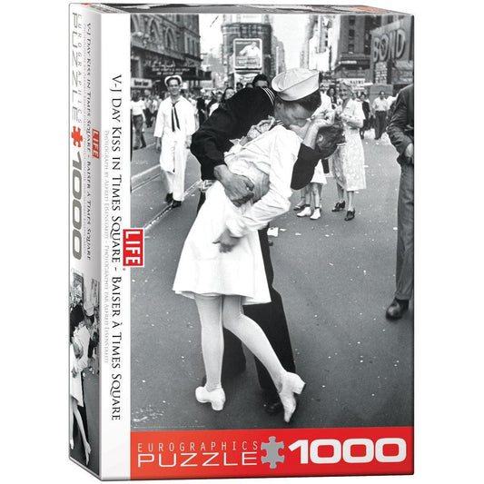 V-J Day Kiss Life 1000 Piece Jigsaw Puzzle Eurographics