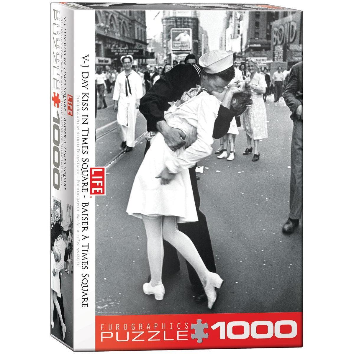 V-J Day Kiss Life 1000 Piece Jigsaw Puzzle Eurographics Puzzle Merchant