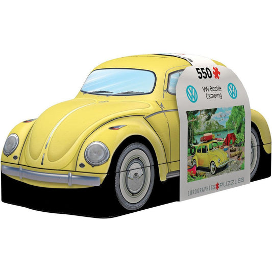 VW Beetle Camping 550 Piece Jigsaw Puzzle in Tin Eurographics Puzzle Merchant