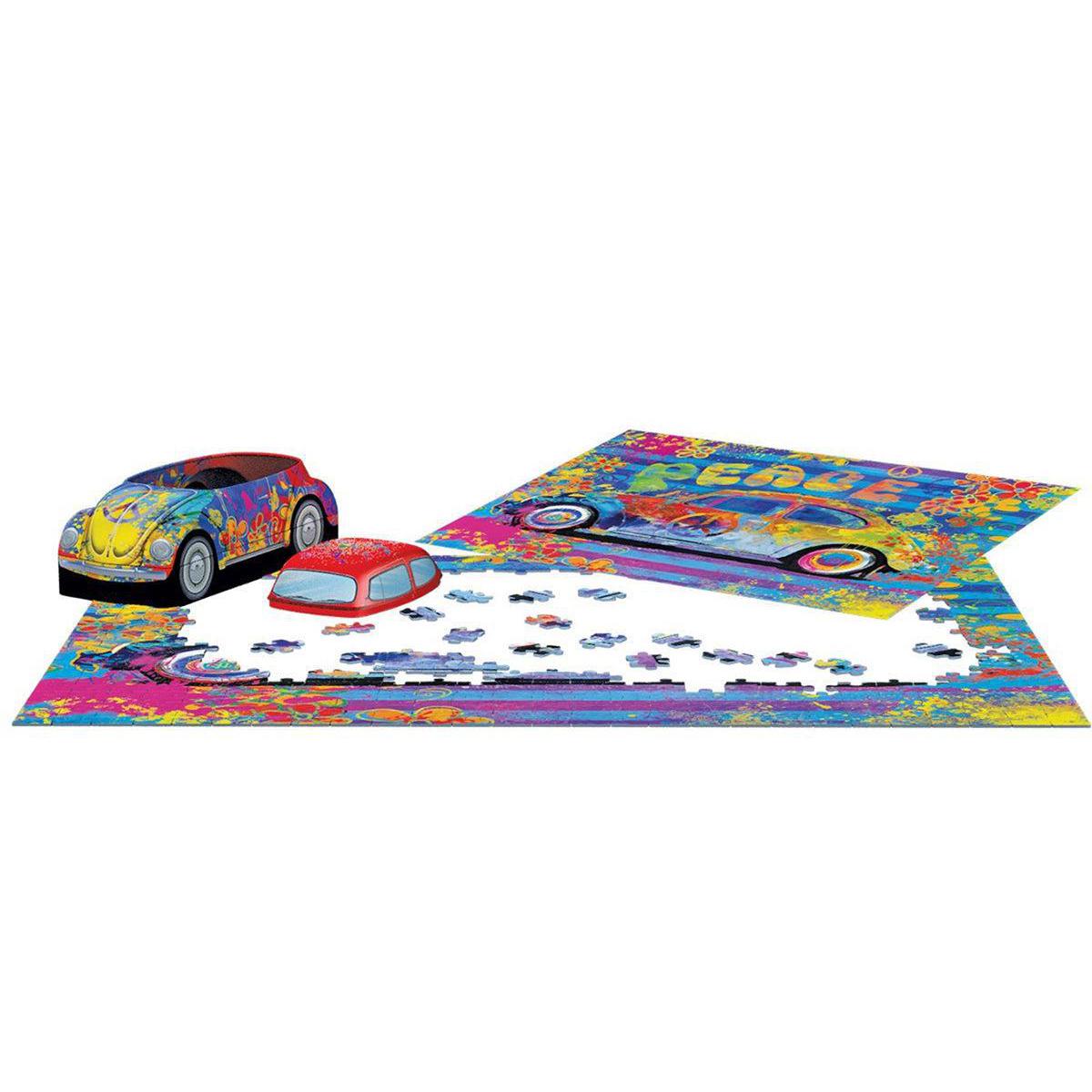 VW Beetle Splash Buggy 550 Piece Jigsaw Puzzle in Tin Eurographics