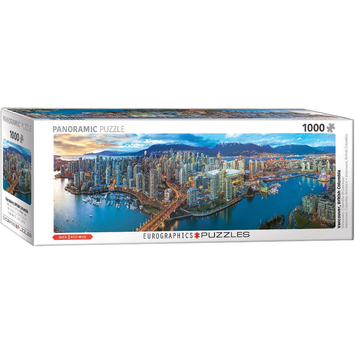 Vancouver, British Columbia 1000 Piece Panoramic Jigsaw Puzzle Eurographics