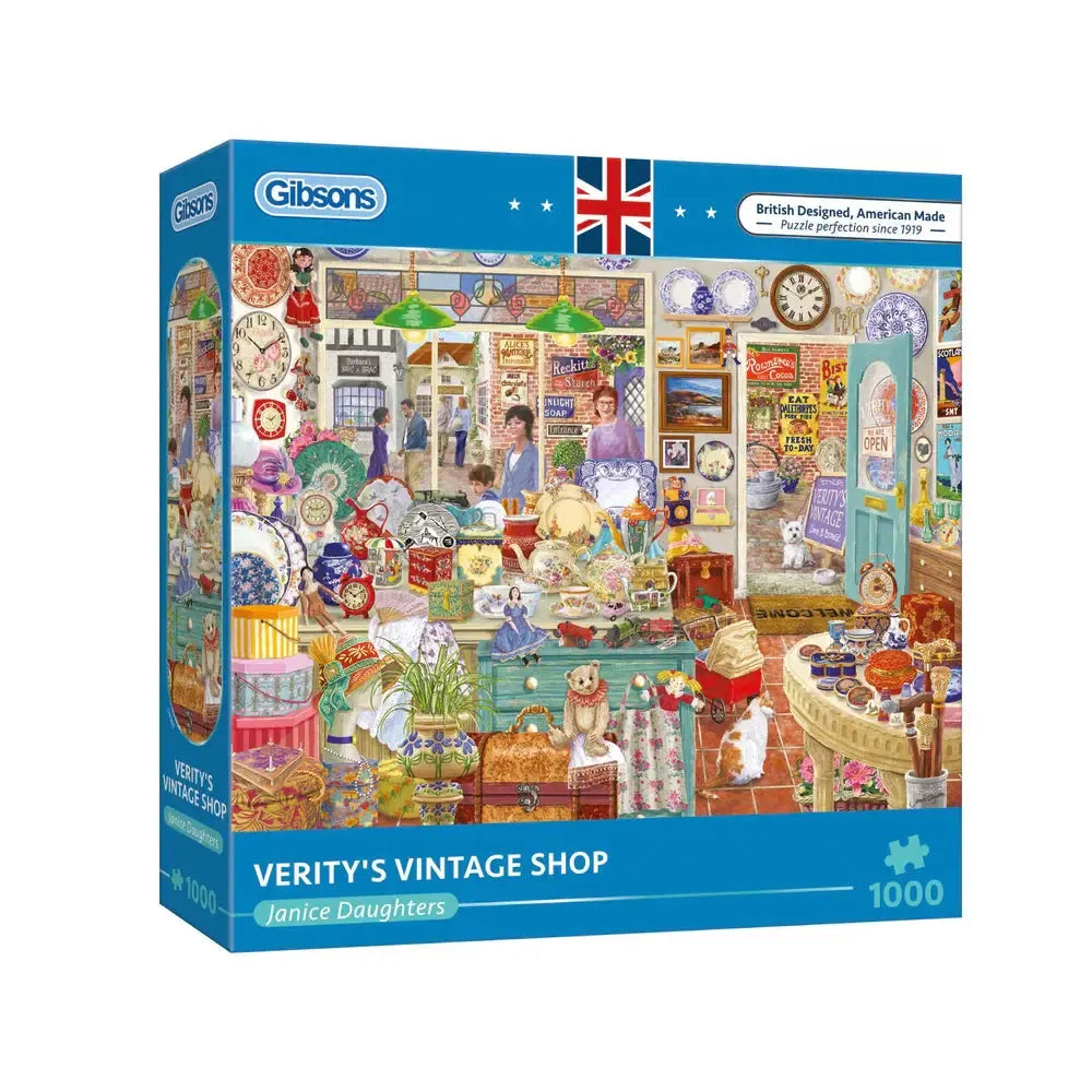 Verity's Vintage Shop 1000 Piece Jigsaw Puzzle Gibsons