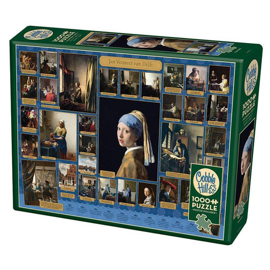 Vermeer Collage 1000 Piece Jigsaw Puzzle Cobble Hill Puzzle Merchant