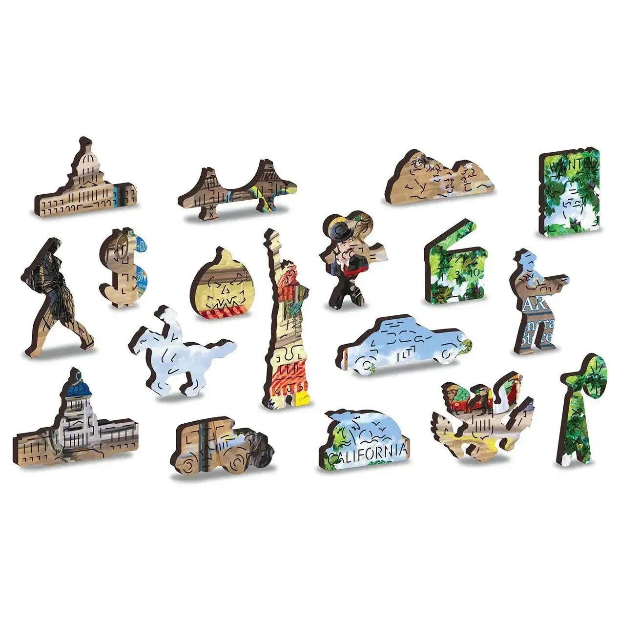 Victorian Street 400 Piece Wood Jigsaw Puzzle Wooden City