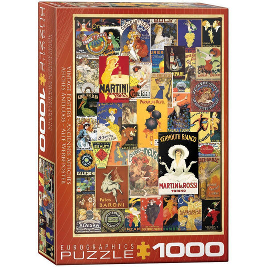 Vintage Posters 1000 Piece Jigsaw Puzzle Eurographics
