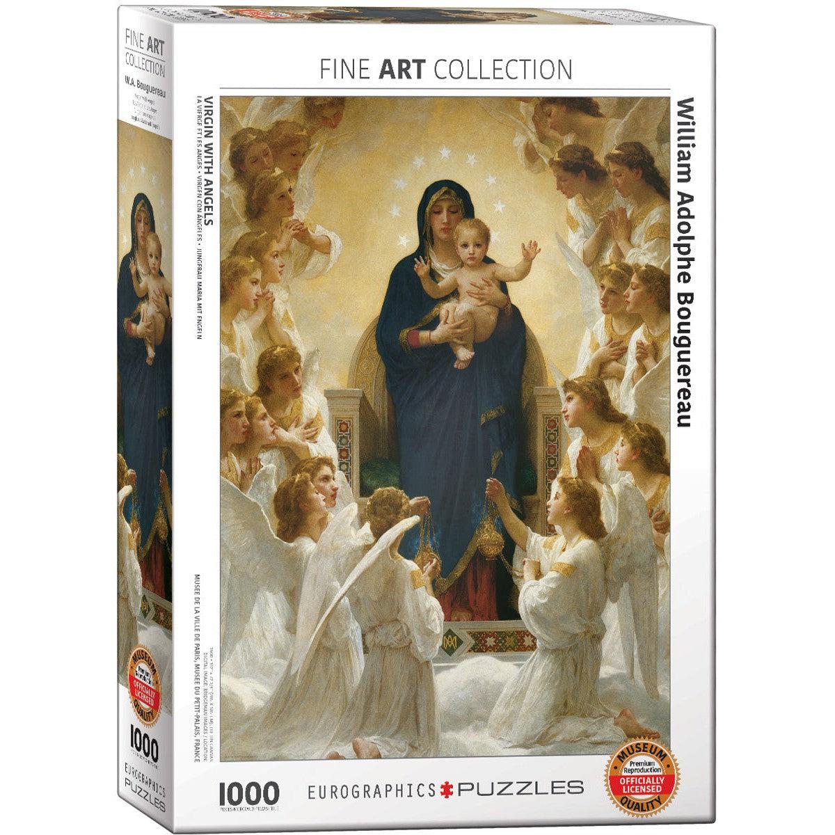 Virgin with Angels 1000 Piece Jigsaw Puzzle Eurographics Puzzle Merchant