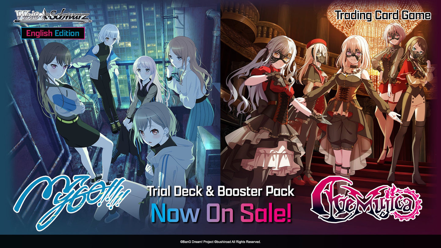 Weiss Schwarz MyGO!!!!! × Ave Mujica Booster Pack | Official Bushiroad TCG Super Anime Store