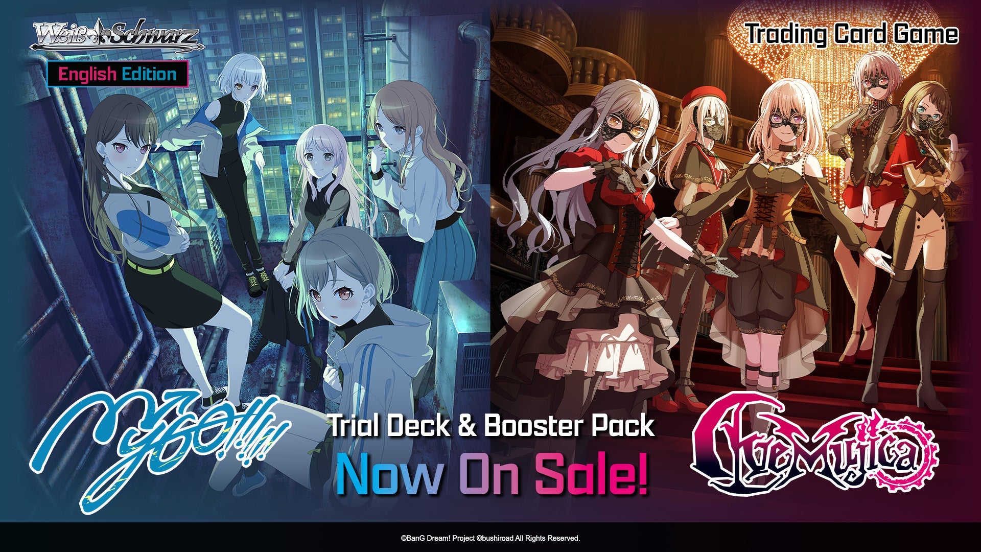Weiss Schwarz MyGO!!!!! × Ave Mujica Booster Pack | Official Bushiroad TCG Super Anime Store