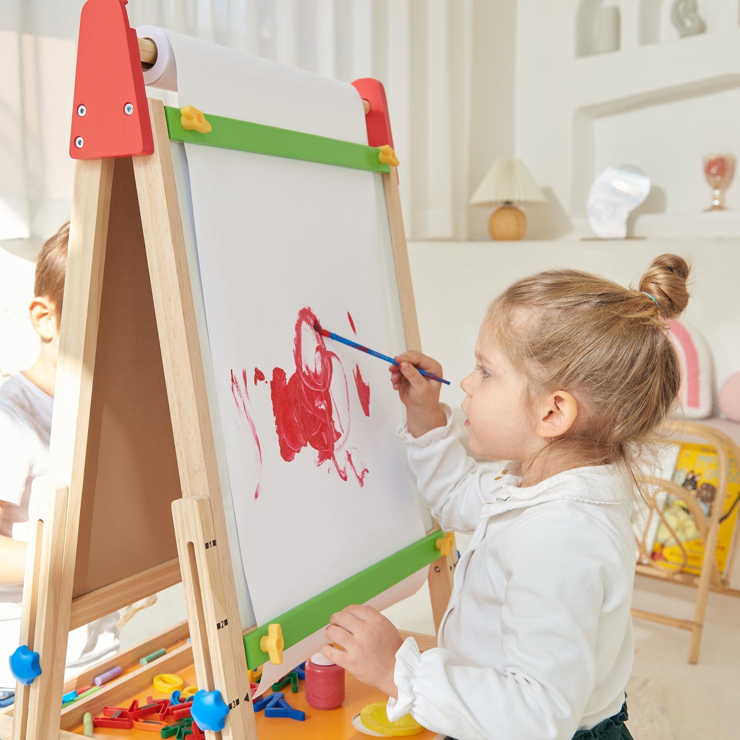 Tiny Land® 3-in-1 Art Easel & Paper Roll Set Tiny Land INC
