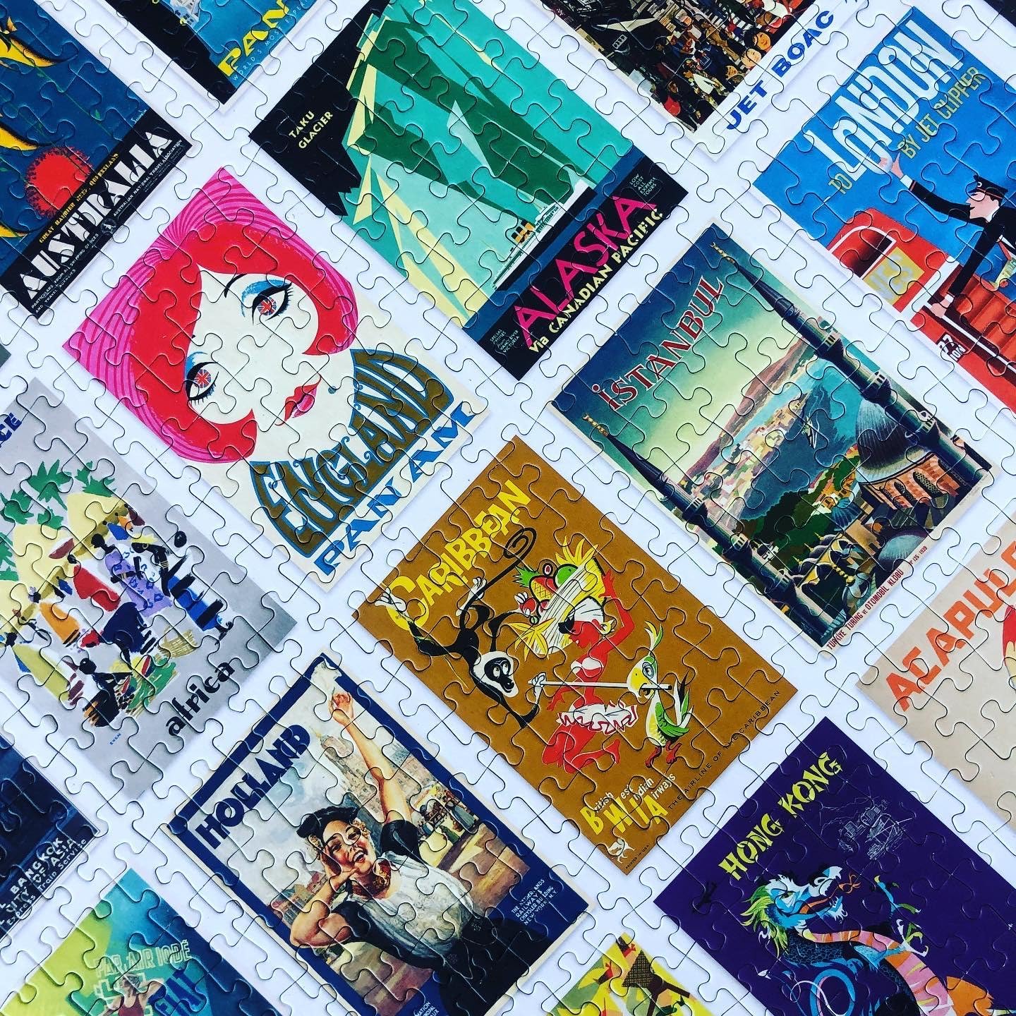 Wanderlust 1000 Piece Jigsaw Puzzle Happily